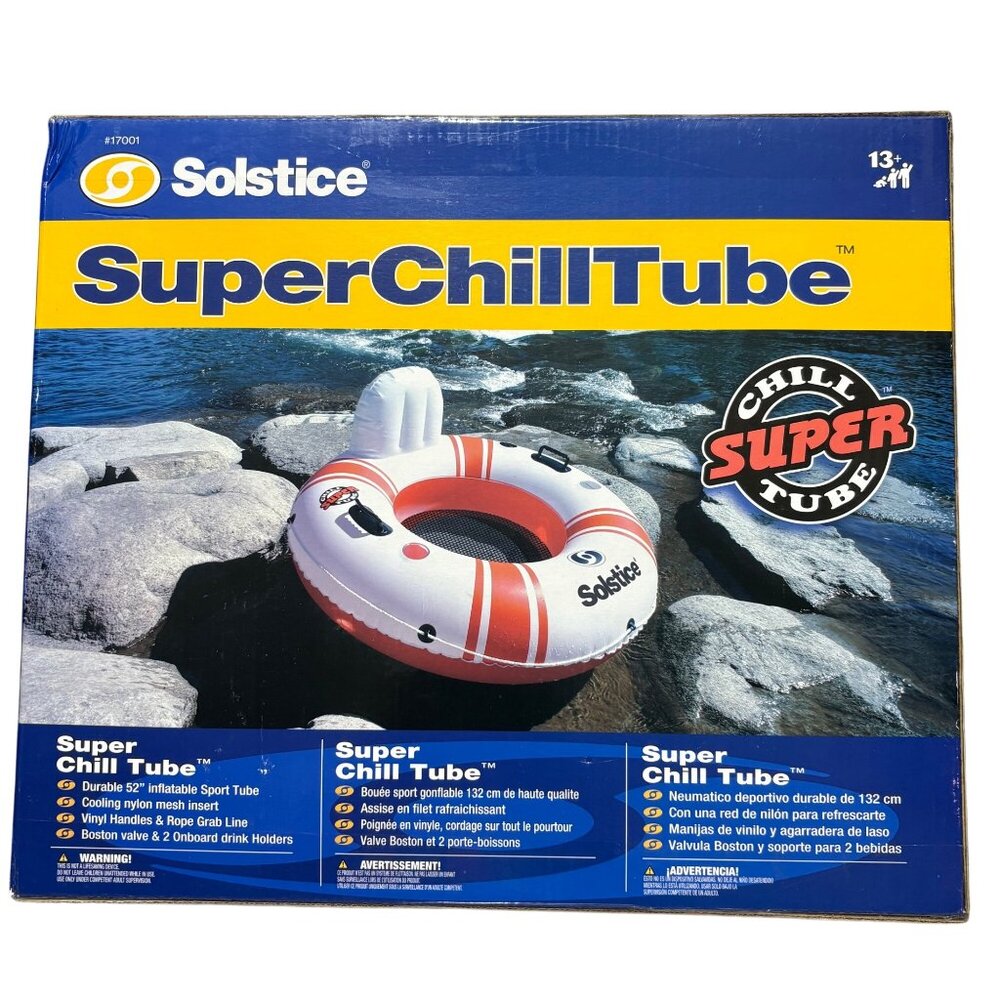 Solstice SuperChillTube Inflatable Sport Tube For Ages 13+  132cm